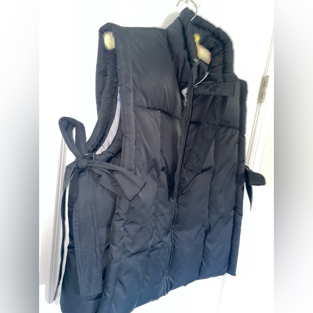 Ganni Tie Puffer Vest - Picture 5 of 16